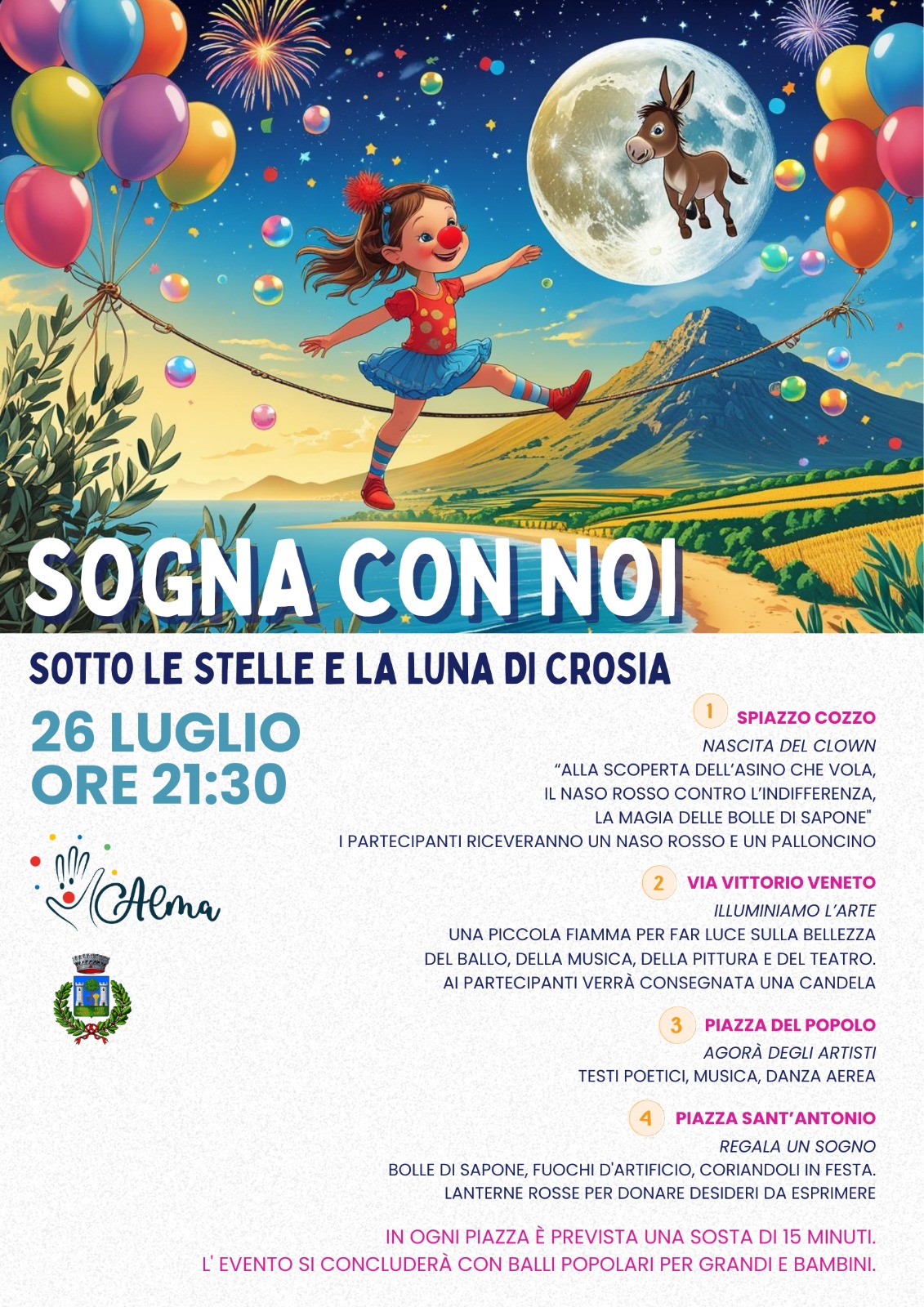 Sogna con noi – Sotto le stelle e la luna di Crosia